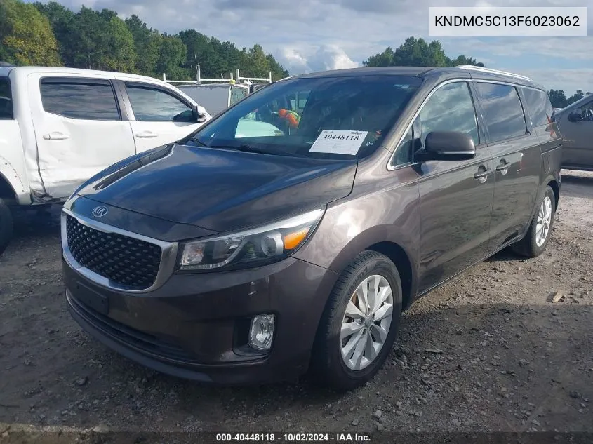 2015 Kia Sedona Ex VIN: KNDMC5C13F6023062 Lot: 40448118