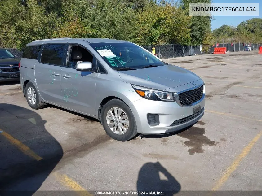 2015 Kia Sedona Lx VIN: KNDMB5C17F6041454 Lot: 40461378