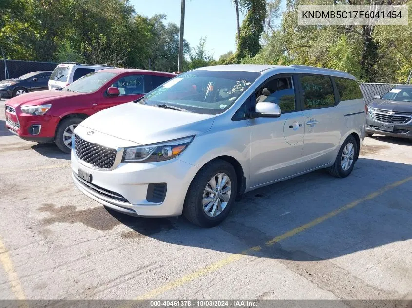 2015 Kia Sedona Lx VIN: KNDMB5C17F6041454 Lot: 40461378