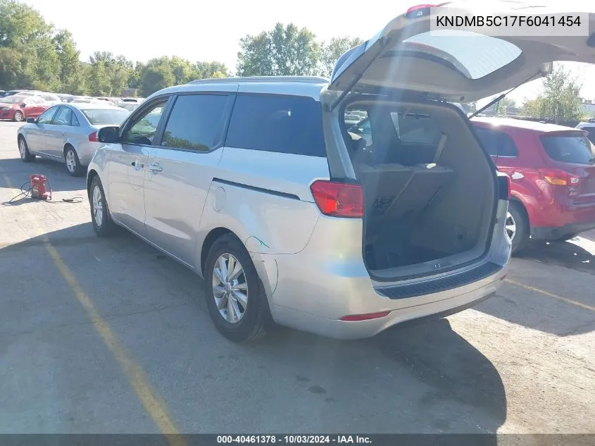 2015 Kia Sedona Lx VIN: KNDMB5C17F6041454 Lot: 40461378