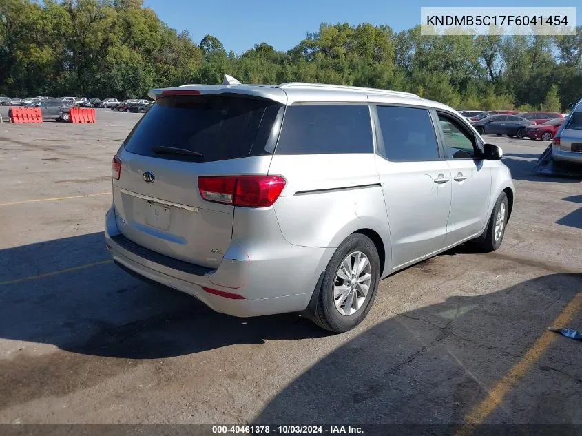 2015 Kia Sedona Lx VIN: KNDMB5C17F6041454 Lot: 40461378