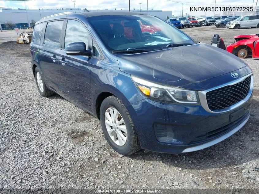 2015 Kia Sedona Lx VIN: KNDMB5C13F6072295 Lot: 40478108