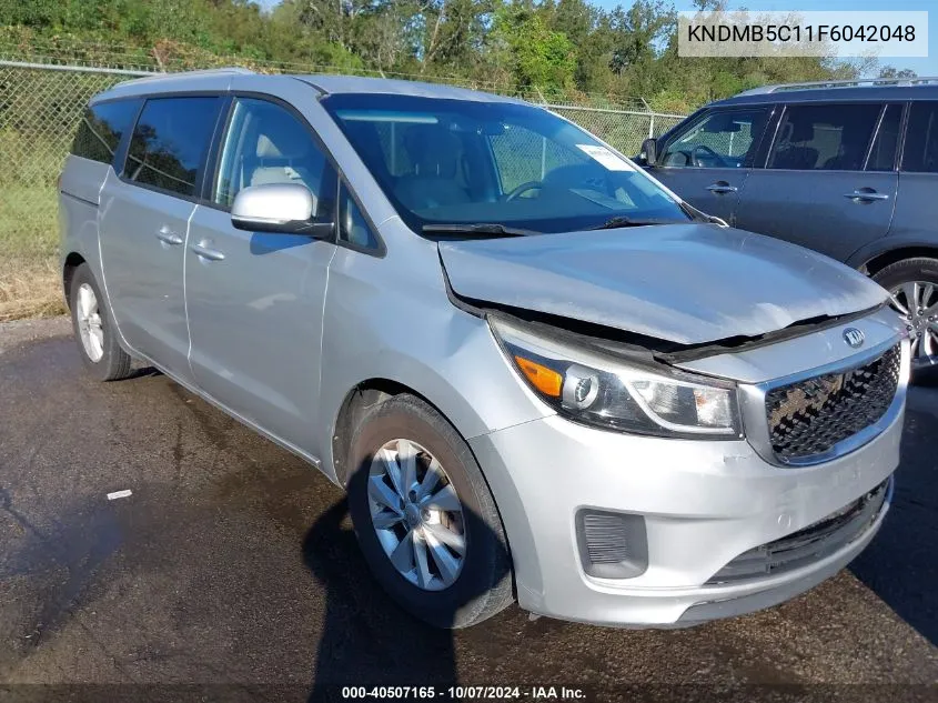 2015 Kia Sedona Lx VIN: KNDMB5C11F6042048 Lot: 40507165