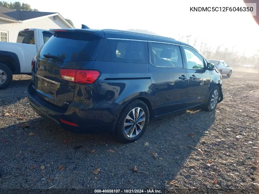 2015 Kia Sedona Ex/Sx VIN: KNDMC5C12F6046350 Lot: 40558107