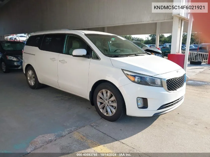 2015 Kia Sedona Ex/Sx VIN: KNDMC5C14F6021921 Lot: 40593765