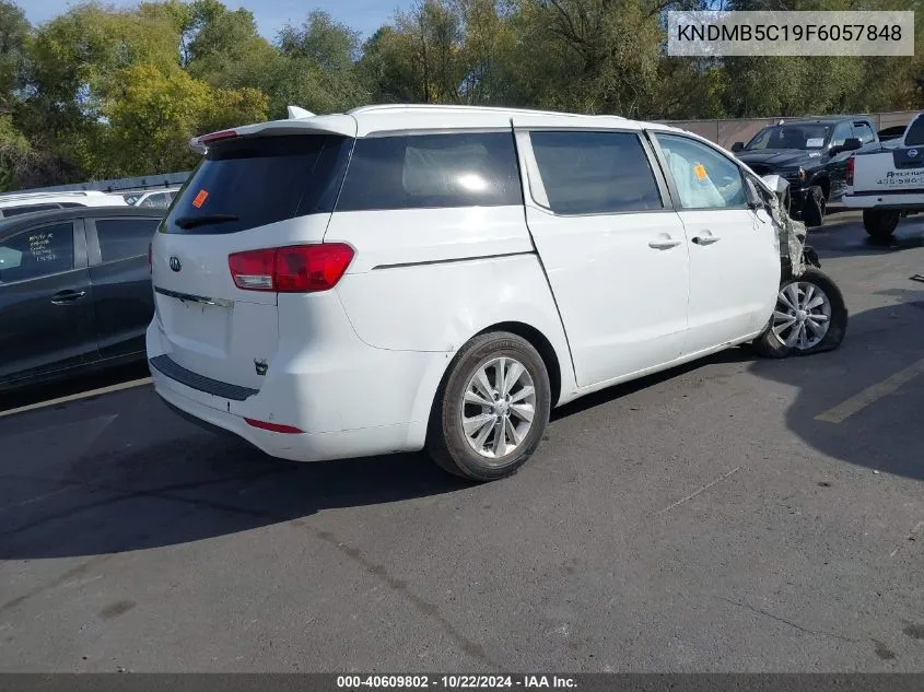 2015 Kia Sedona Lx VIN: KNDMB5C19F6057848 Lot: 40609802