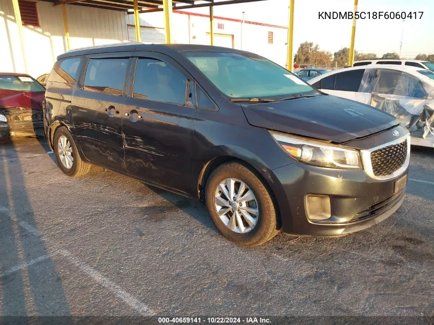 2015 Kia Sedona Lx VIN: KNDMB5C18F6060417 Lot: 40659141