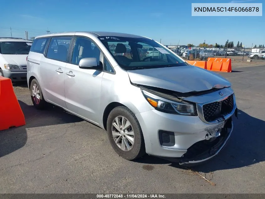 2015 Kia Sedona L VIN: KNDMA5C14F6066878 Lot: 40772048