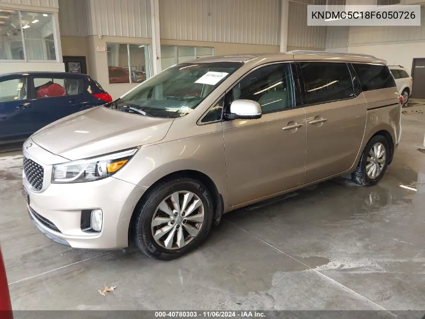 2015 Kia Sedona Ex VIN: KNDMC5C18F6050726 Lot: 40780303