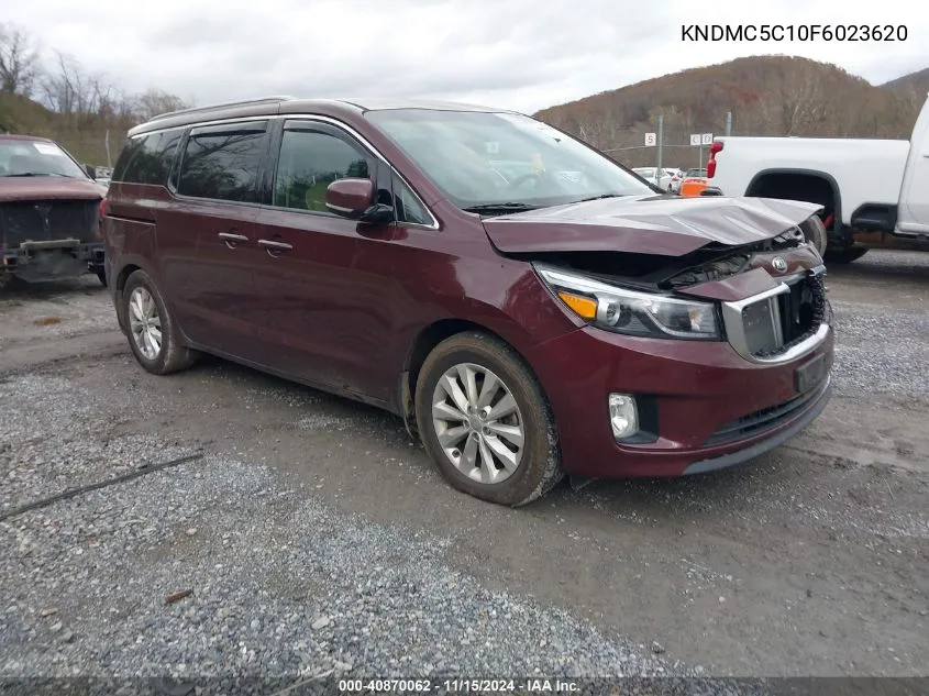 2015 Kia Sedona Ex VIN: KNDMC5C10F6023620 Lot: 40870062