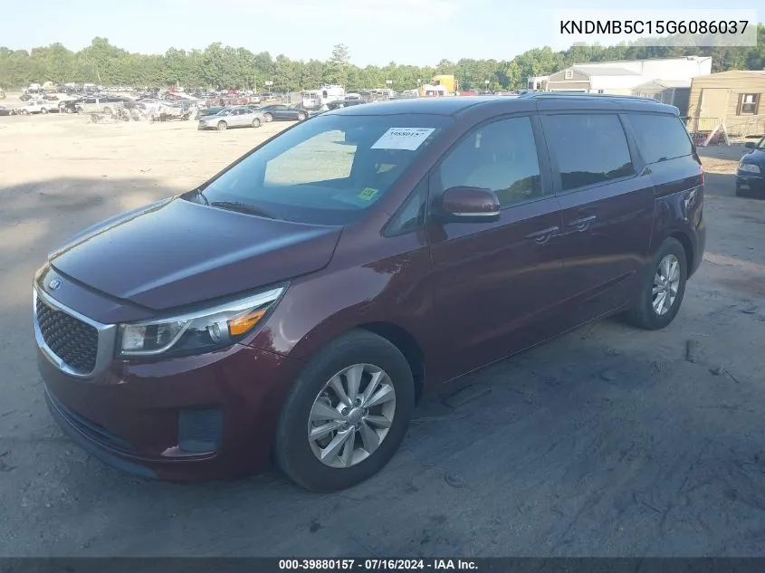 KNDMB5C15G6086037 2016 Kia Sedona Lx