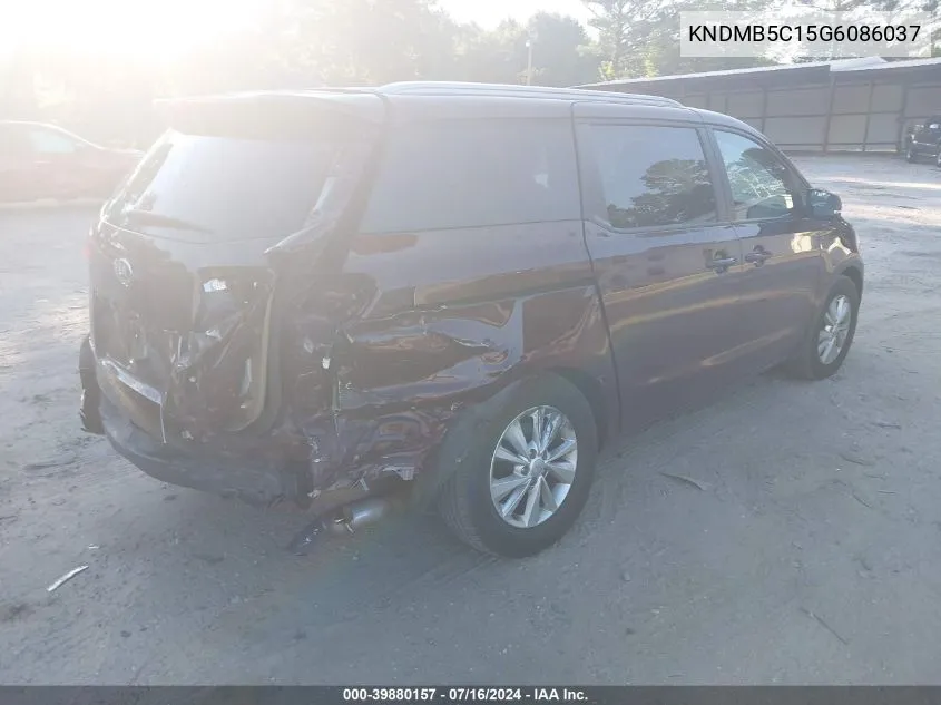 KNDMB5C15G6086037 2016 Kia Sedona Lx