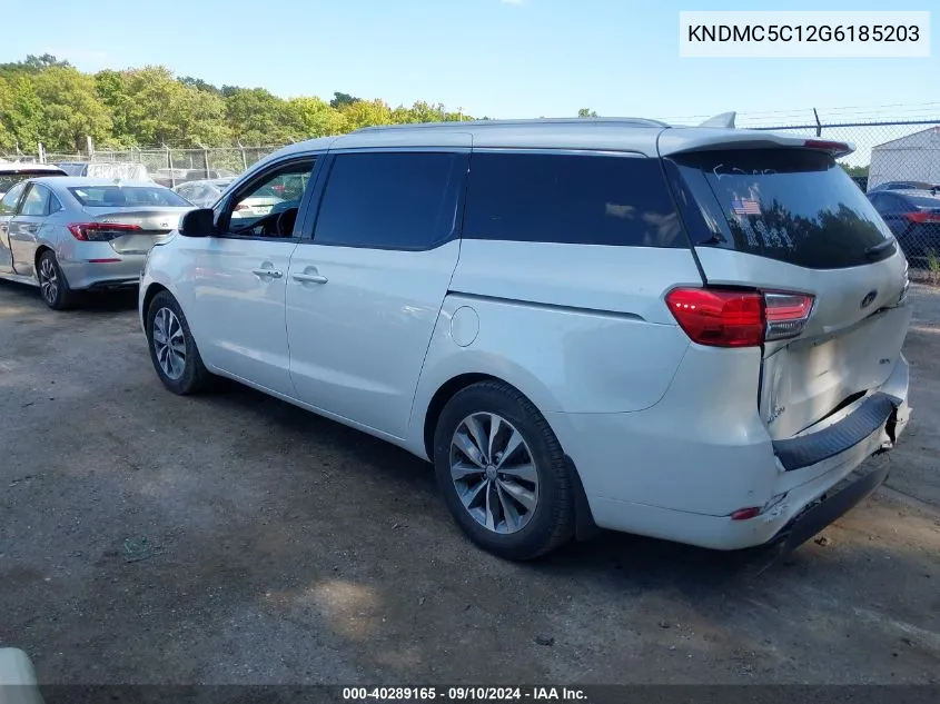 KNDMC5C12G6185203 2016 Kia Sedona Sx