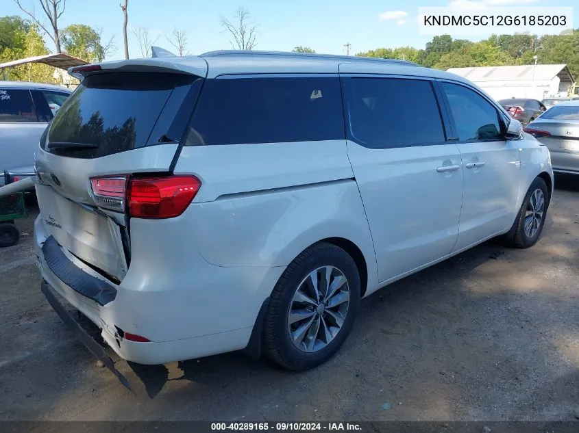 KNDMC5C12G6185203 2016 Kia Sedona Sx