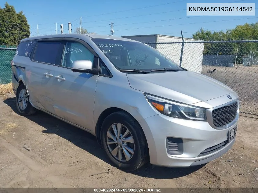 KNDMA5C19G6144542 2016 Kia Sedona L