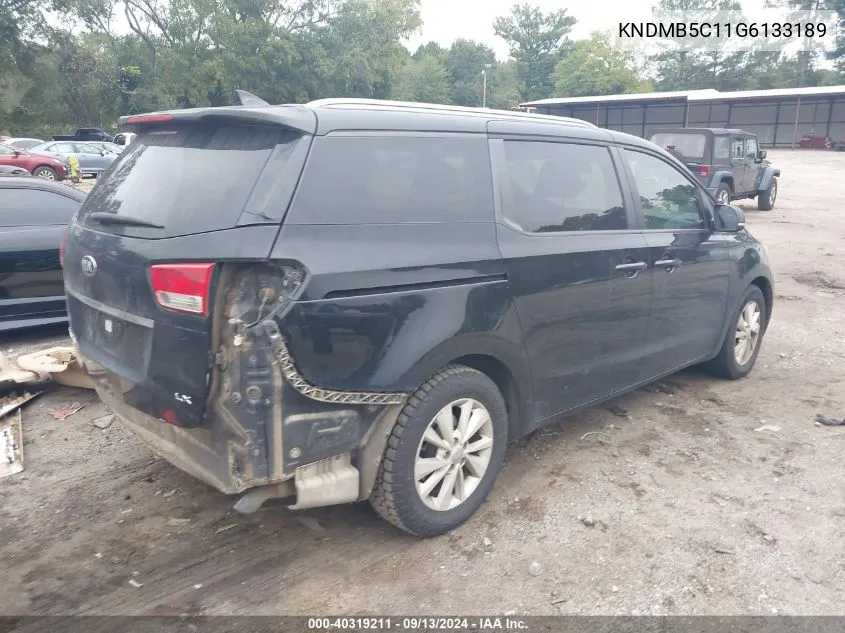 KNDMB5C11G6133189 2016 Kia Sedona Lx