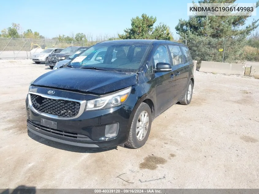 KNDMA5C19G6149983 2016 Kia Sedona L