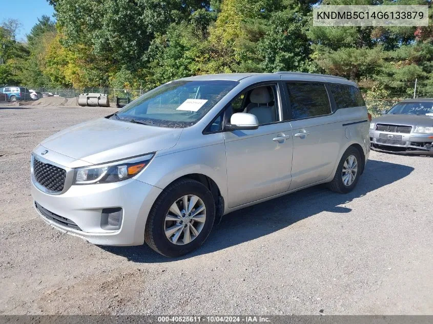 2016 Kia Sedona Lx VIN: KNDMB5C14G6133879 Lot: 40525611