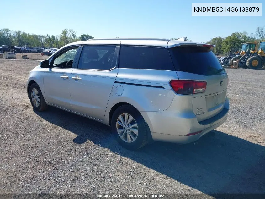 2016 Kia Sedona Lx VIN: KNDMB5C14G6133879 Lot: 40525611