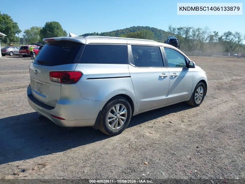 2016 Kia Sedona Lx VIN: KNDMB5C14G6133879 Lot: 40525611