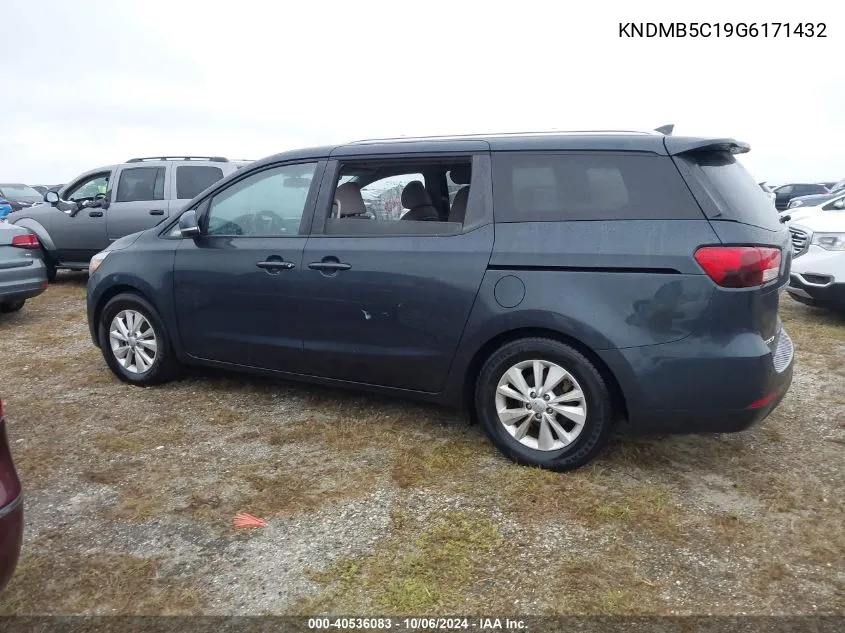 KNDMB5C19G6171432 2016 Kia Sedona Lx