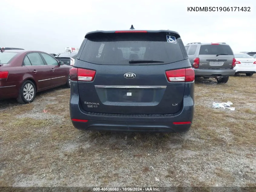 KNDMB5C19G6171432 2016 Kia Sedona Lx