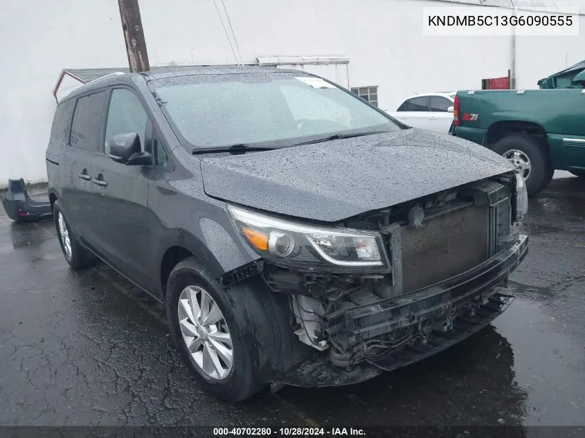 2016 Kia Sedona Lx VIN: KNDMB5C13G6090555 Lot: 40702280