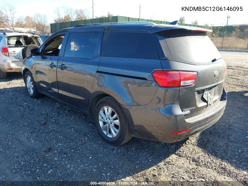 2016 Kia Sedona Lx VIN: KNDMB5C12G6146095 Lot: 40804836