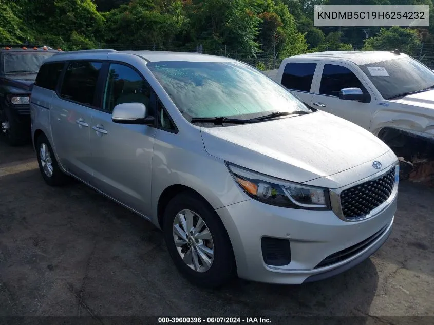 2017 Kia Sedona Lx VIN: KNDMB5C19H6254232 Lot: 39600396