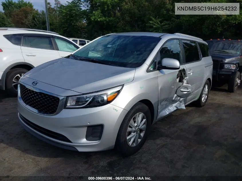 2017 Kia Sedona Lx VIN: KNDMB5C19H6254232 Lot: 39600396