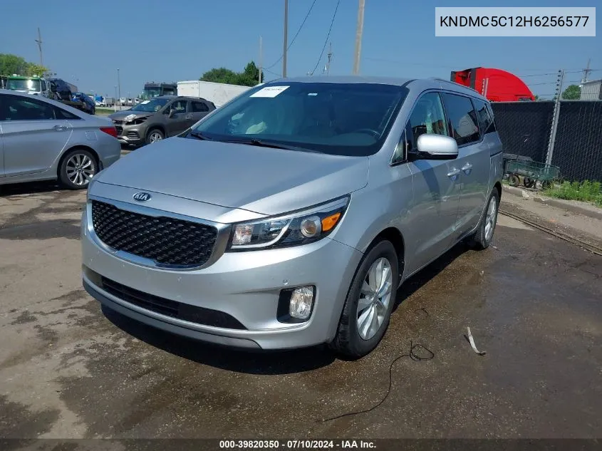 2017 Kia Sedona Ex VIN: KNDMC5C12H6256577 Lot: 39820350