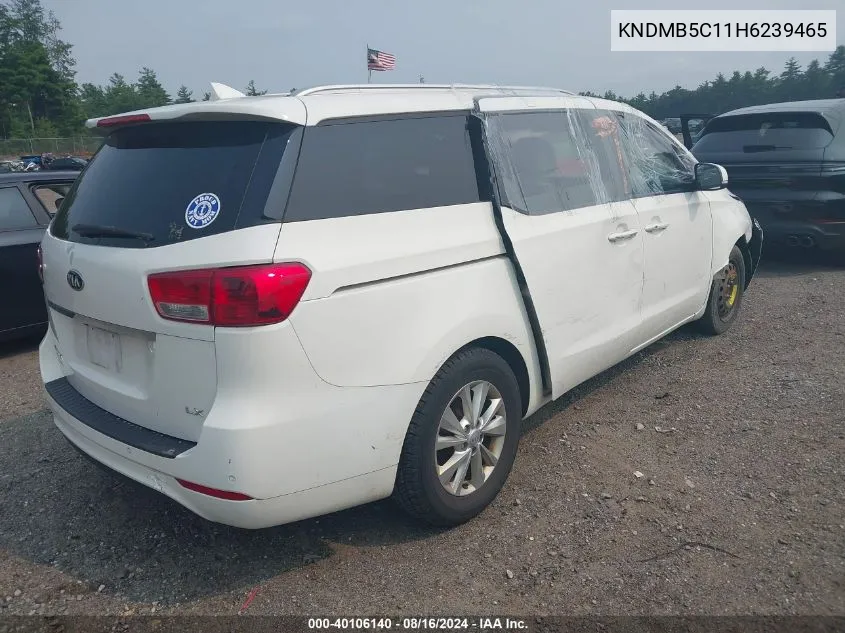 KNDMB5C11H6239465 2017 Kia Sedona Lx