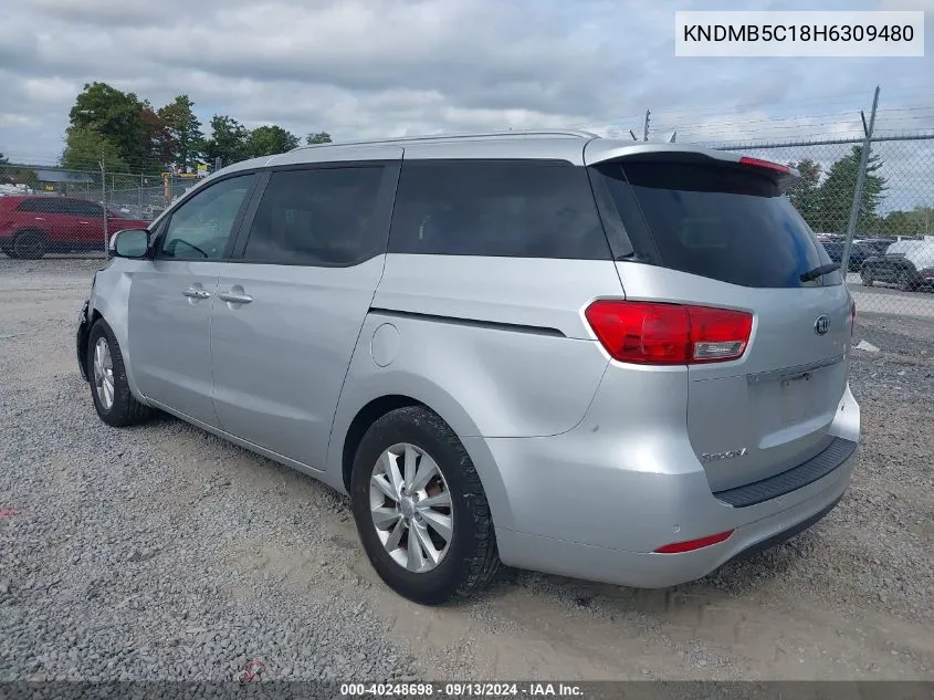 2017 Kia Sedona Lx VIN: KNDMB5C18H6309480 Lot: 40248698