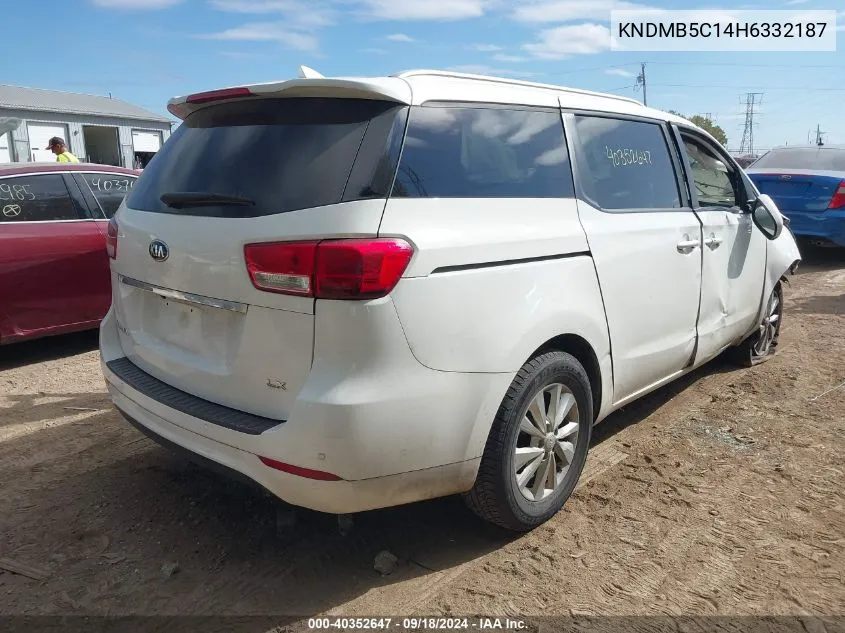 KNDMB5C14H6332187 2017 Kia Sedona Lx