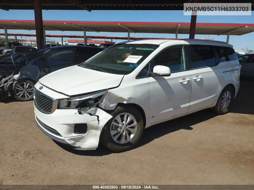 KNDMB5C11H6333703 2017 Kia Sedona Lx