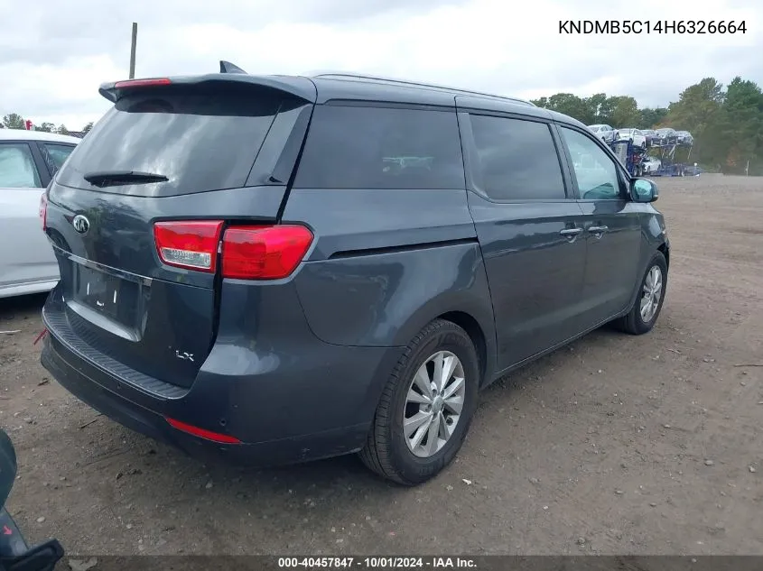 KNDMB5C14H6326664 2017 Kia Sedona Lx