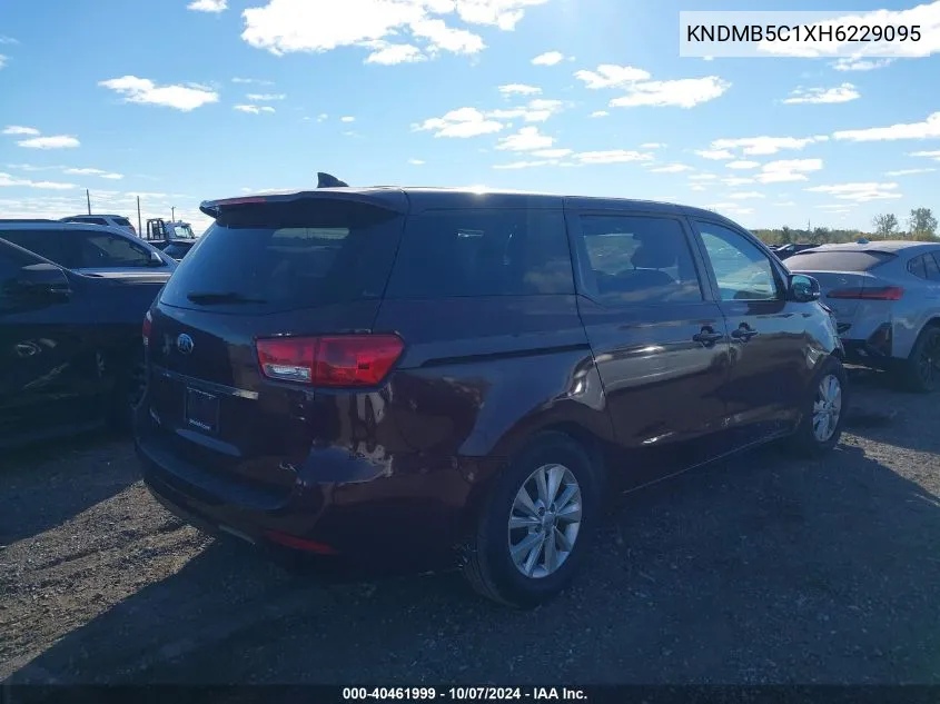 KNDMB5C1XH6229095 2017 Kia Sedona Lx