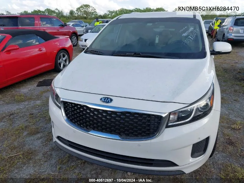 2017 Kia Sedona Lx VIN: KNDMB5C1XH6284470 Lot: 40512697