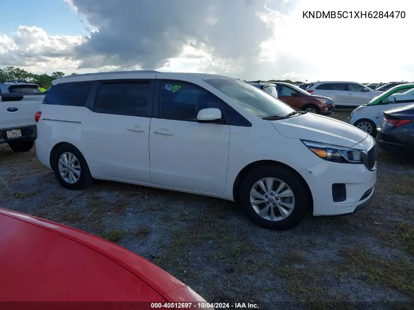 2017 Kia Sedona Lx VIN: KNDMB5C1XH6284470 Lot: 40512697