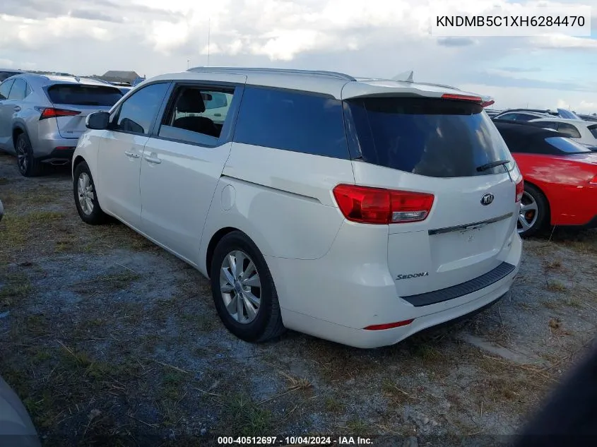 2017 Kia Sedona Lx VIN: KNDMB5C1XH6284470 Lot: 40512697