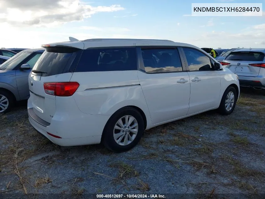 2017 Kia Sedona Lx VIN: KNDMB5C1XH6284470 Lot: 40512697