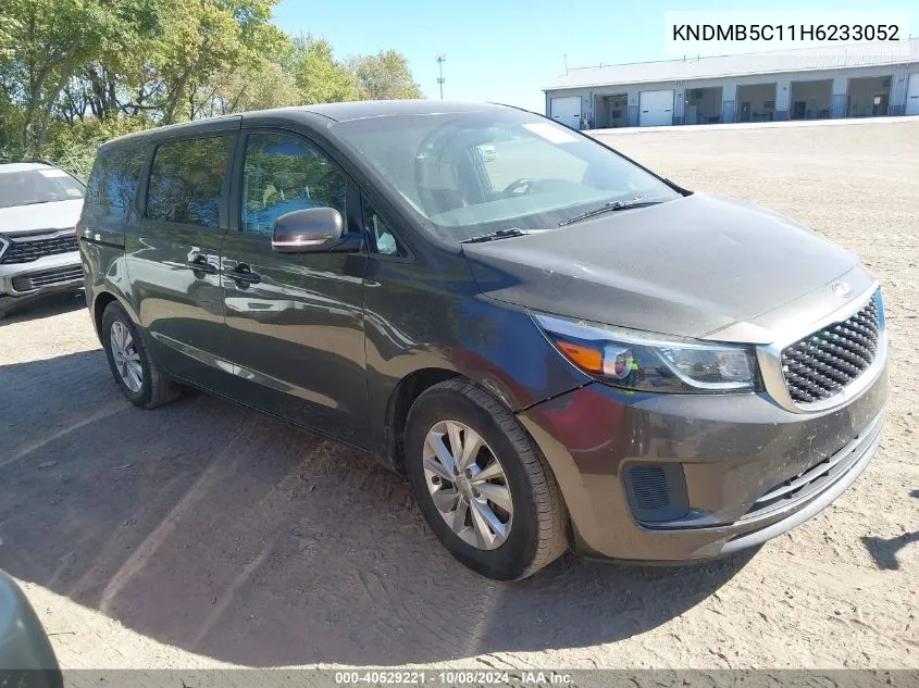 2017 Kia Sedona Lx VIN: KNDMB5C11H6233052 Lot: 40529221