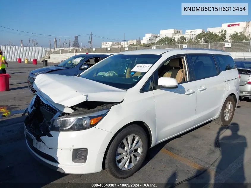 2017 Kia Sedona Lx VIN: KNDMB5C15H6313454 Lot: 40549307