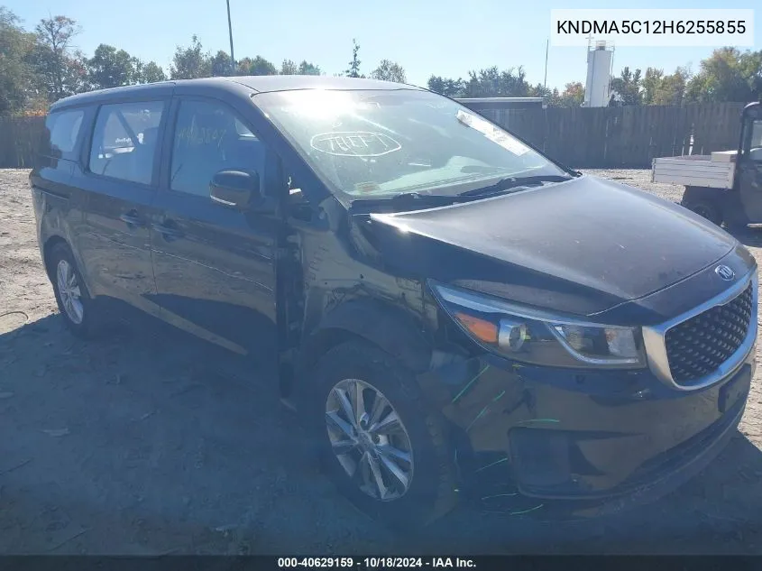 2017 Kia Sedona L VIN: KNDMA5C12H6255855 Lot: 40629159