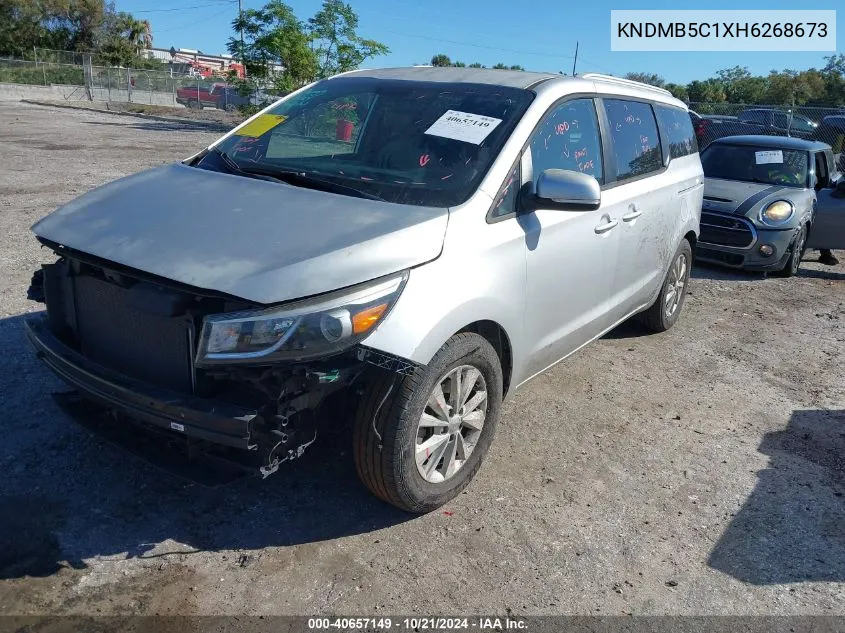 2017 Kia Sedona Lx VIN: KNDMB5C1XH6268673 Lot: 40657149