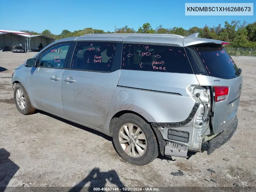 2017 Kia Sedona Lx VIN: KNDMB5C1XH6268673 Lot: 40657149