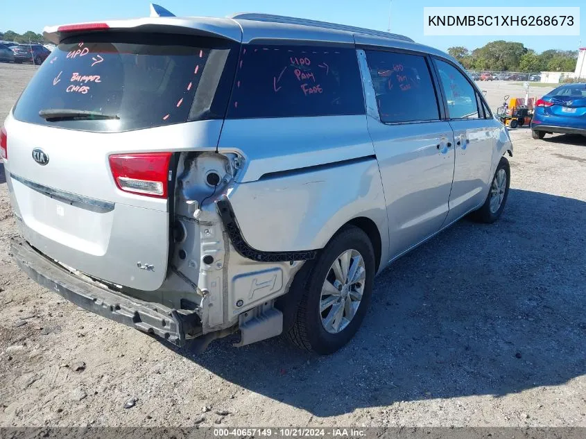 2017 Kia Sedona Lx VIN: KNDMB5C1XH6268673 Lot: 40657149