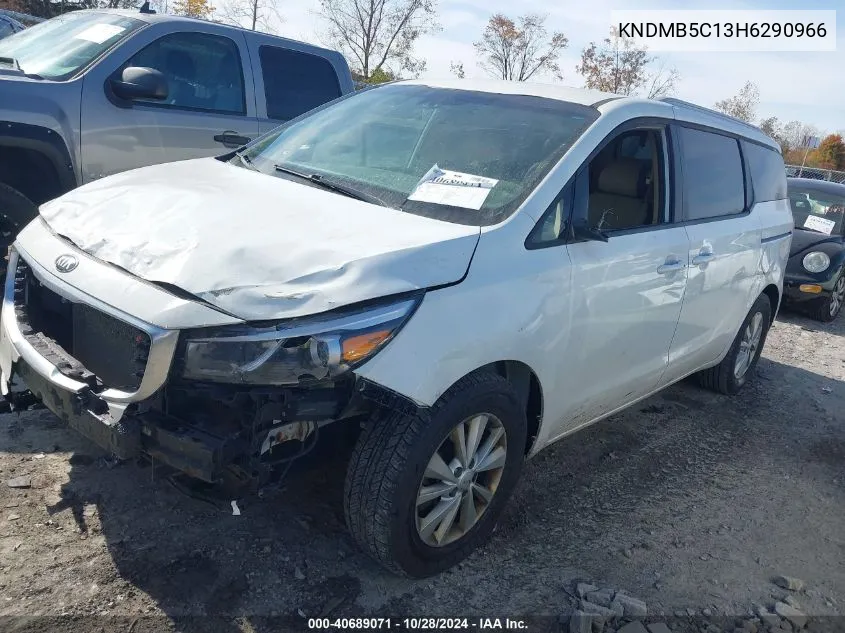 2017 Kia Sedona Lx VIN: KNDMB5C13H6290966 Lot: 40689071