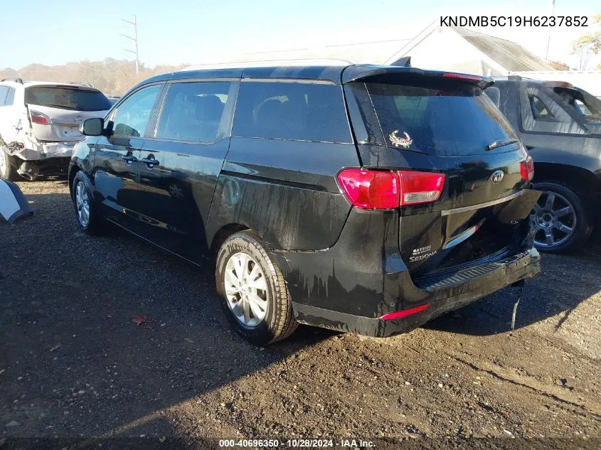 2017 Kia Sedona Lx VIN: KNDMB5C19H6237852 Lot: 40696350