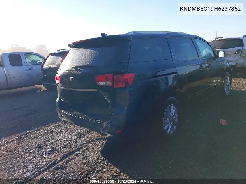 2017 Kia Sedona Lx VIN: KNDMB5C19H6237852 Lot: 40696350